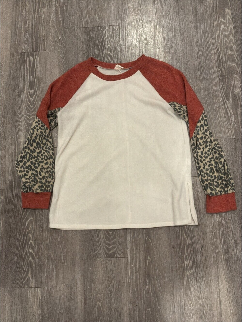 143 Story cream cheetah print